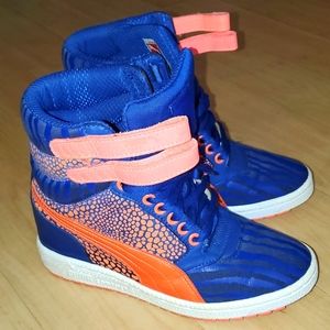 puma wedge high tops